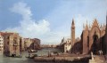 Gran Canal desde Santa Maria Della Carita hasta el Bacino Di San Marco Canaletto Venecia